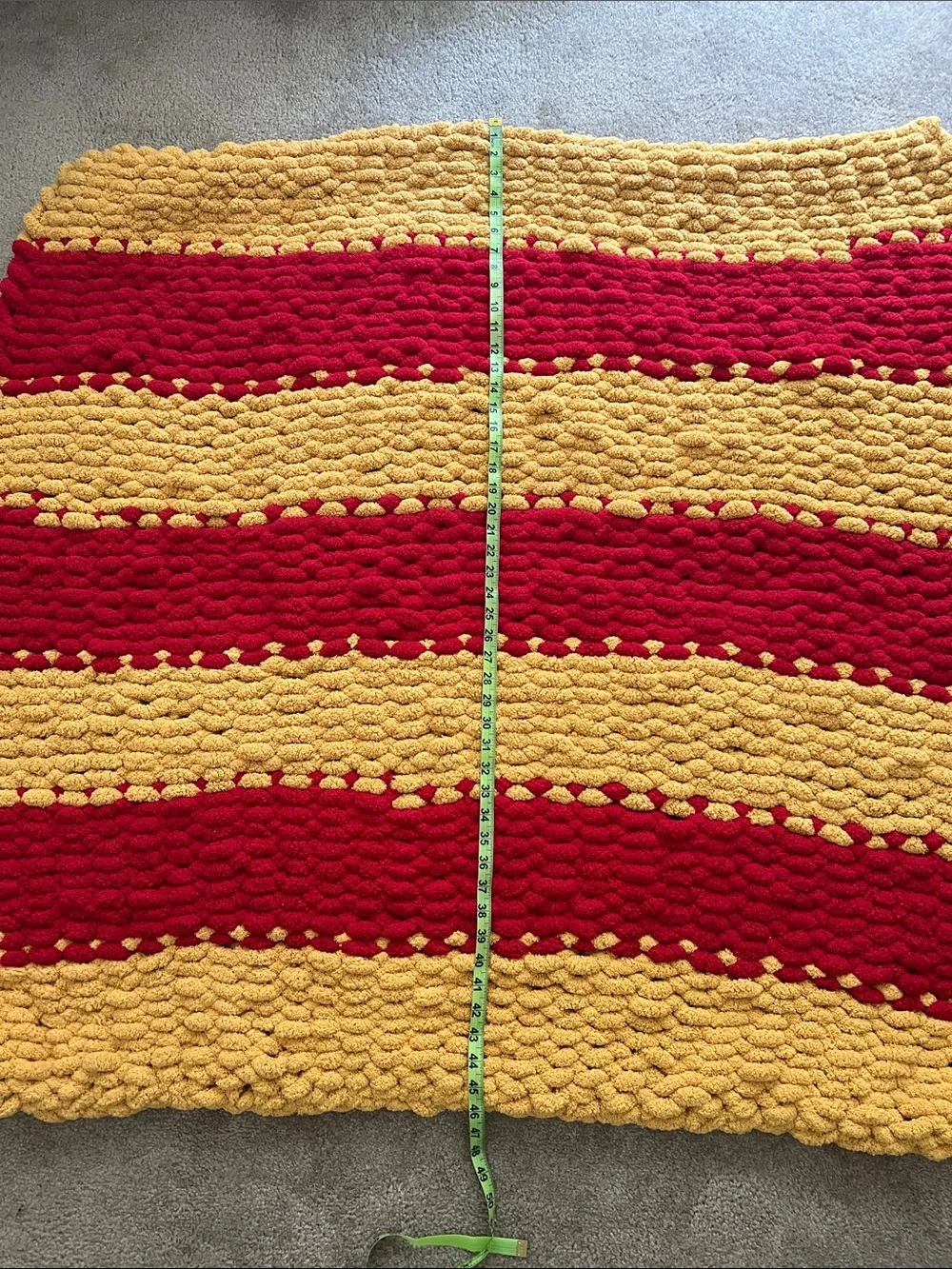 Handmade red yellow